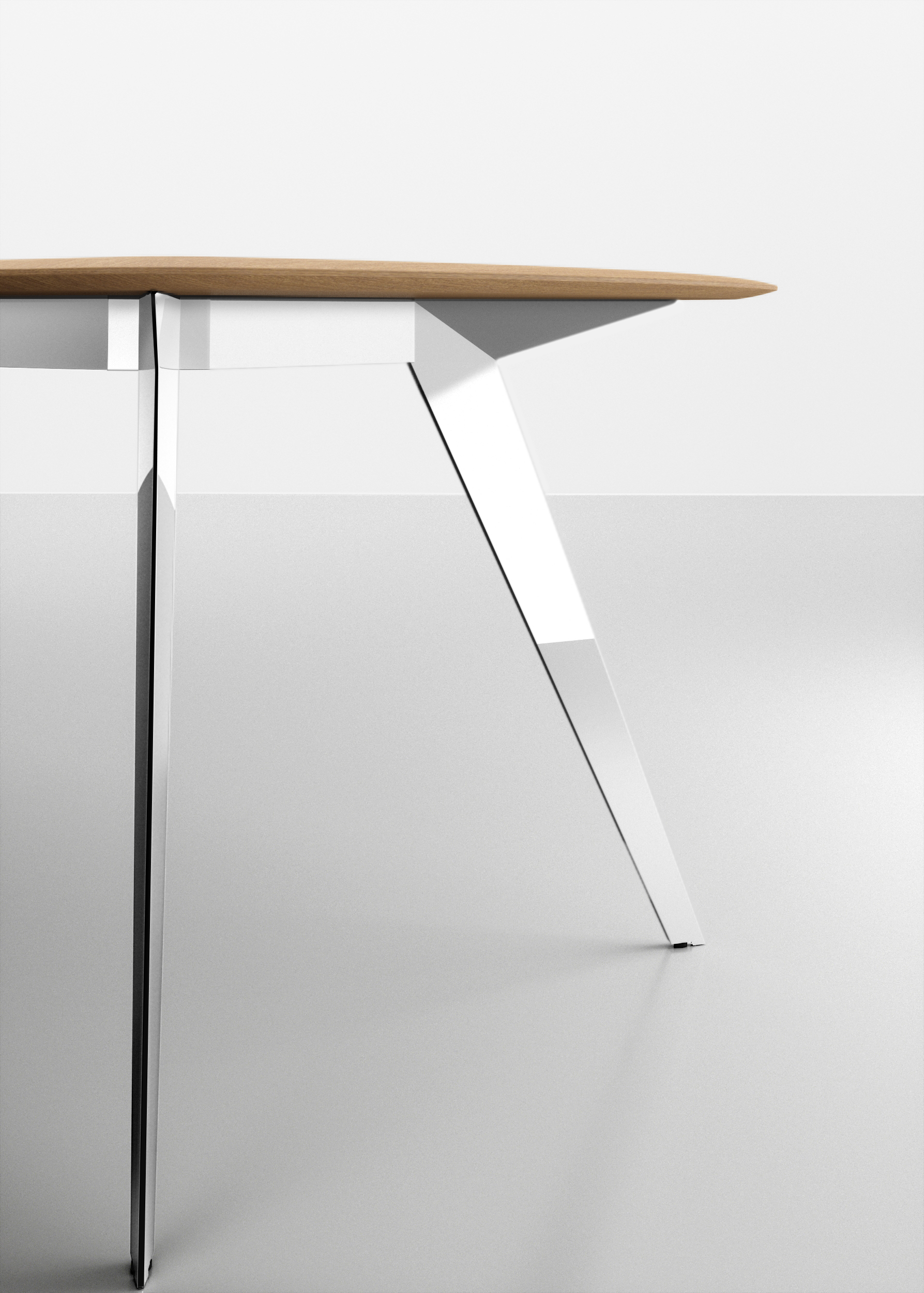 Comet Meeting Table with Dual Chamfer Edge | Lamex Office Furniture ...
